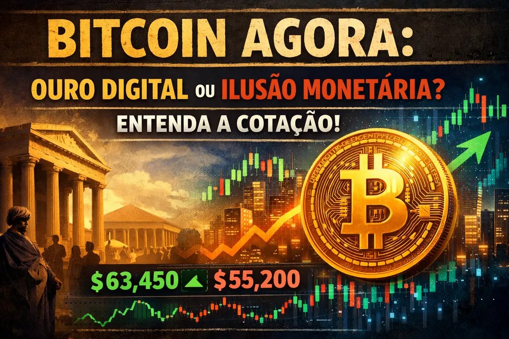 Bitcoin em 2026: A Grande Divergência entre o Real e o Dólar