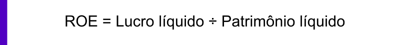 Fórmula do ROE