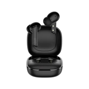 Fones de ouvido QCY HT05 Melobuds ANC com design ergonômico, tecnologia de cancelamento ativo de ruído, e conectividade Bluetooth 5.0.