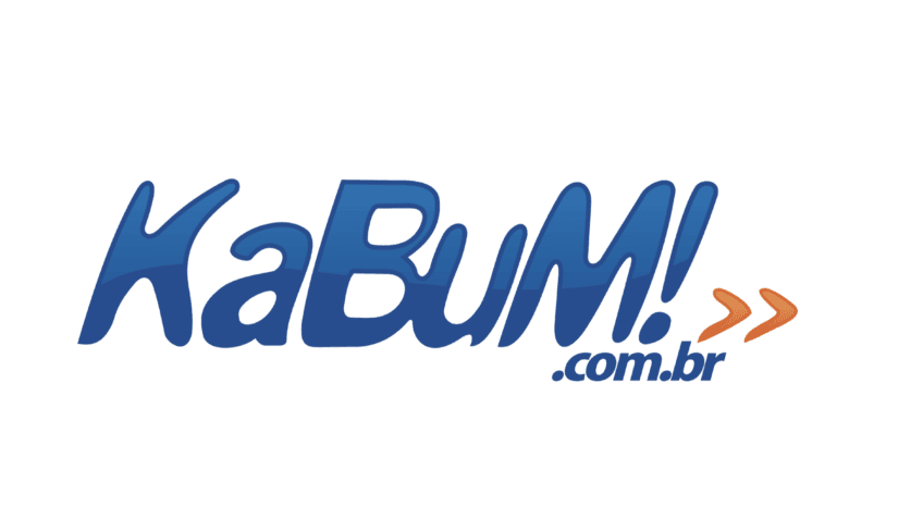 Fone de ouvido Kabum, melhores ofertas. A imagem mostra a logomarca do site Kabum.com.br